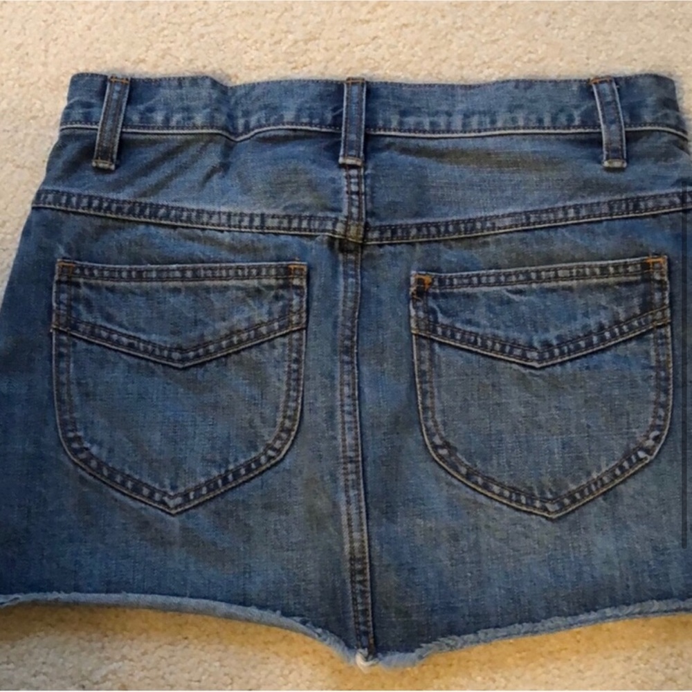 Free people jean skirt